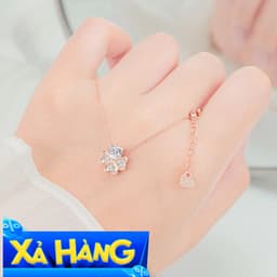 Thumbnail Dây chuyền nữ CDE Graceful Leaf Pendant Silver Necklace CDE6386SV - Dây chuyền nữ cao cấp 3