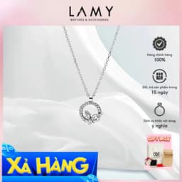 Thumbnail Dây chuyền nữ CDE Sparkling Herbarium Circle Necklace Silver CDE6388SV - Dây chuyền nữ 1