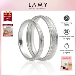 Thumbnail Nhẫn cặp đôi CDE Milgrain Silver Ring CDE8003SV & CDE8004SV 1