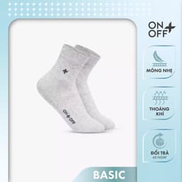 Thumbnail Combo 5 đôi tất nam cổ ngắn ONOFF khử mùi - 18AE23A004 1
