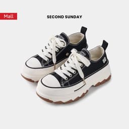 Thumbnail Giày Thể Thao Sneaker Nữ Second Sunday Chunky Low Đế Tăng Chiều Cao 4cm SK02 1