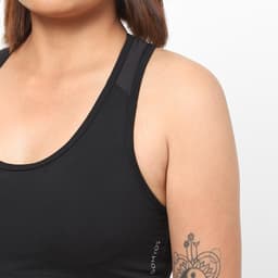 Thumbnail Áo bra tập cardio fitness 100 cho nữ DECATHLON Đen mã 8503299 3