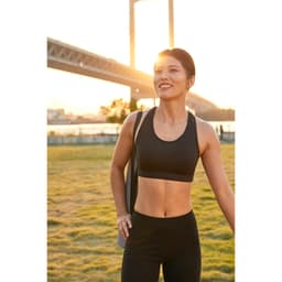 Thumbnail Áo bra tập cardio fitness 100 cho nữ DECATHLON Đen mã 8503299 2