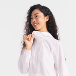 Thumbnail Áo khoác leo núi nữ chống tia UV DECATHLON Helium 100 tím nhạt mã 8857585 2