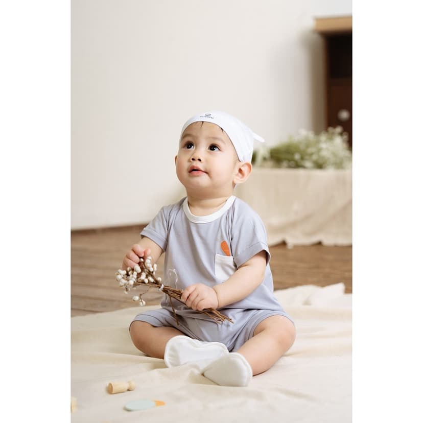 Ảnh Body đùi ngắn tay cài sau Bamco BU Baby BBC231002 3