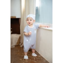 Thumbnail Body đùi ngắn tay cài sau Bamco BU Baby BBC231002 2