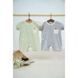 Thumbnail Body đùi ngắn tay cài sau Bamco BU Baby BBC231002 1