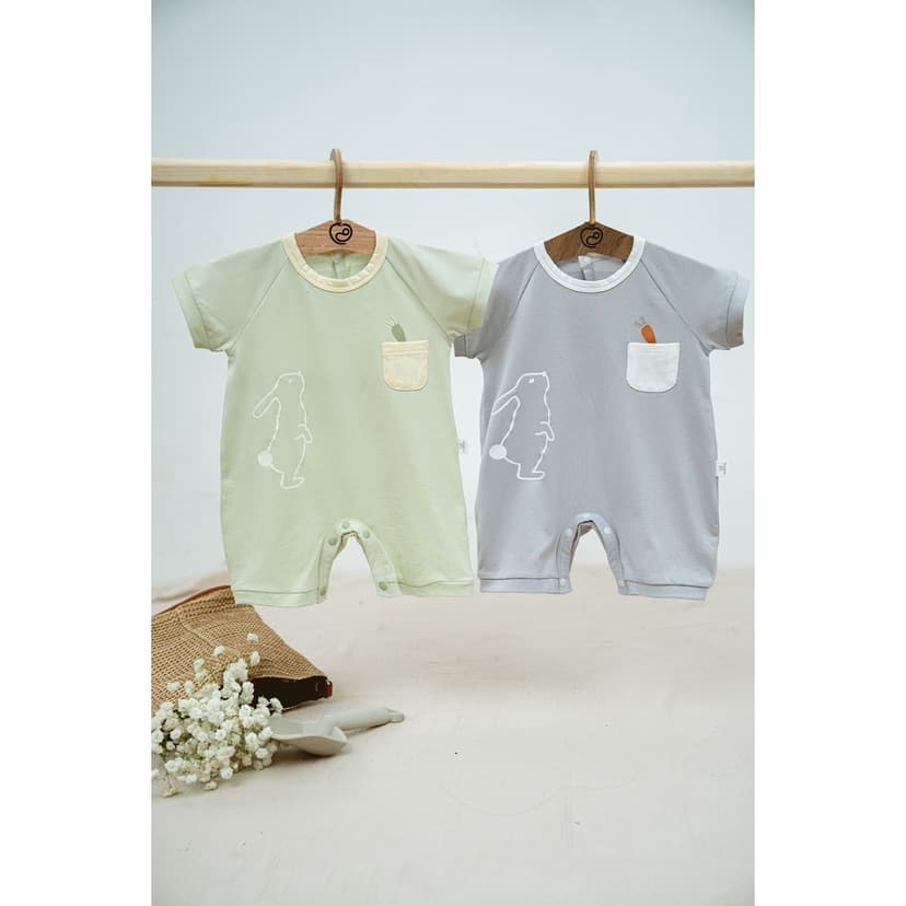 Ảnh Body đùi ngắn tay cài sau Bamco BU Baby BBC231002 1