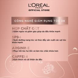 Thumbnail Bộ đôi dầu gội xả ngăn ngừa & giảm gãy rụng tóc, giúp tóc chắc khỏe L’oreal Paris Elseve Full Resist 440ml 3