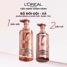 Thumbnail Bộ đôi dầu gội xả ngăn ngừa & giảm gãy rụng tóc, giúp tóc chắc khỏe L’oreal Paris Elseve Full Resist 440ml 2